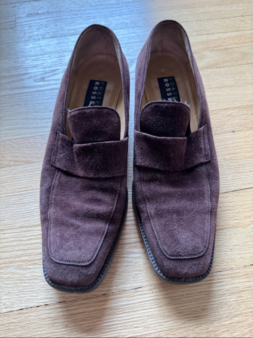 Fratelli Rossetti Women's Brown Suede Loafers
